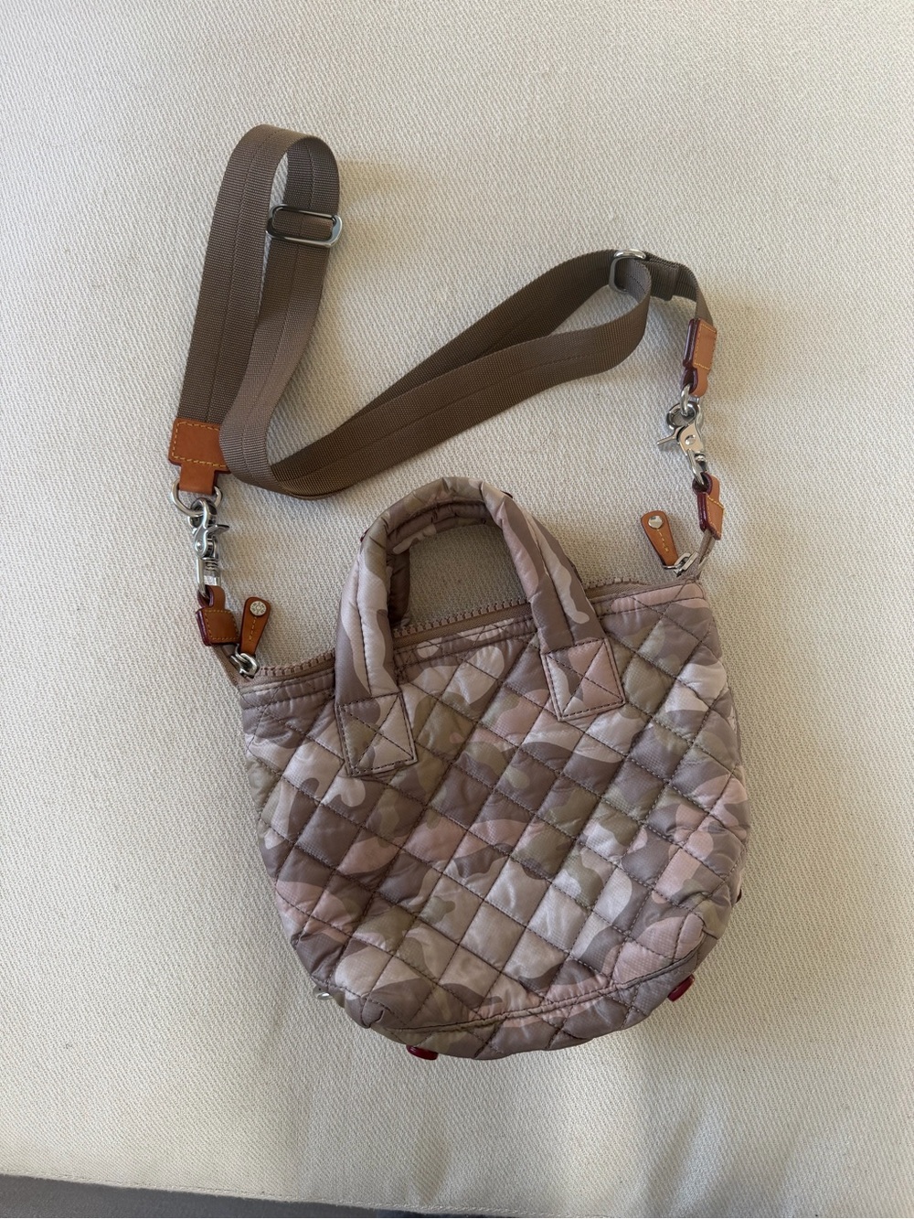 MZ Wallace Micro Sutton in Beige Camo - Picture 2 of 3